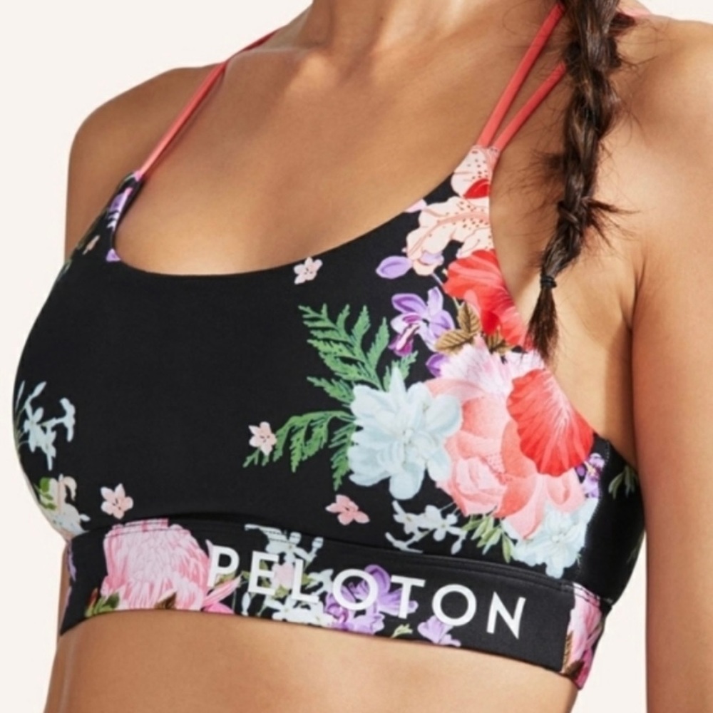 Peloton Floral Bra NWT